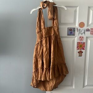 Aerie, neck tie summer dress